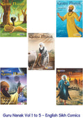 Guru Nanak — The First Sikh Guru: Complete Five-Volume Set English Graphic Novel Series | Sikh Comics