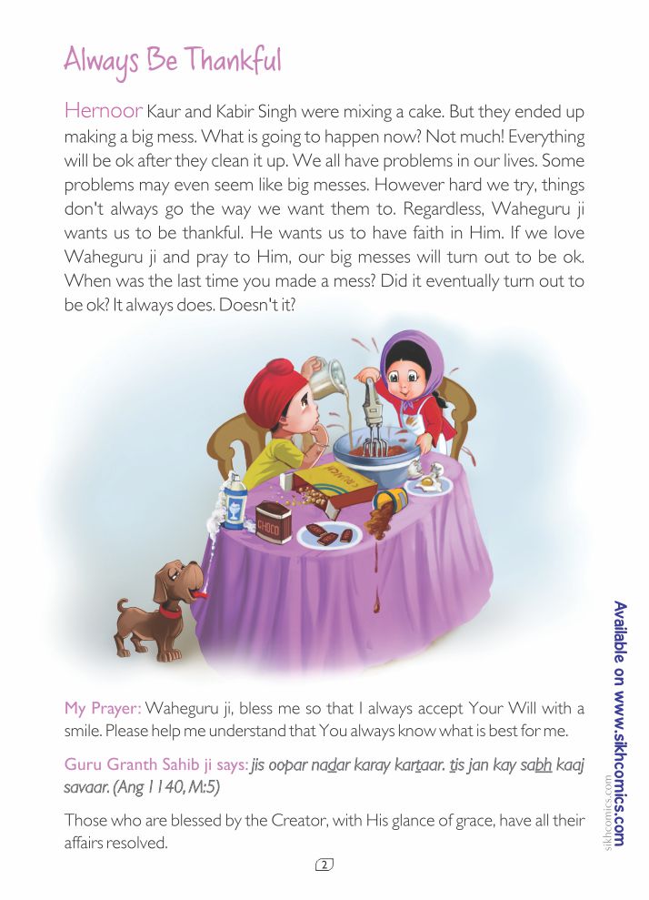 My Guru's Blessings – Book Nine | Bilingual Sikh Children's Book in English & Punjabi (Ages 3–10)