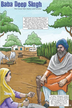 Load image into Gallery viewer, Baba Deep Singh - The Great Sikh Martyr and Scholar (English Graphic Novel)
