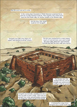 Load image into Gallery viewer, illustration showing the top view of saragarhi fort where sikhs fought the pathans in 1897
